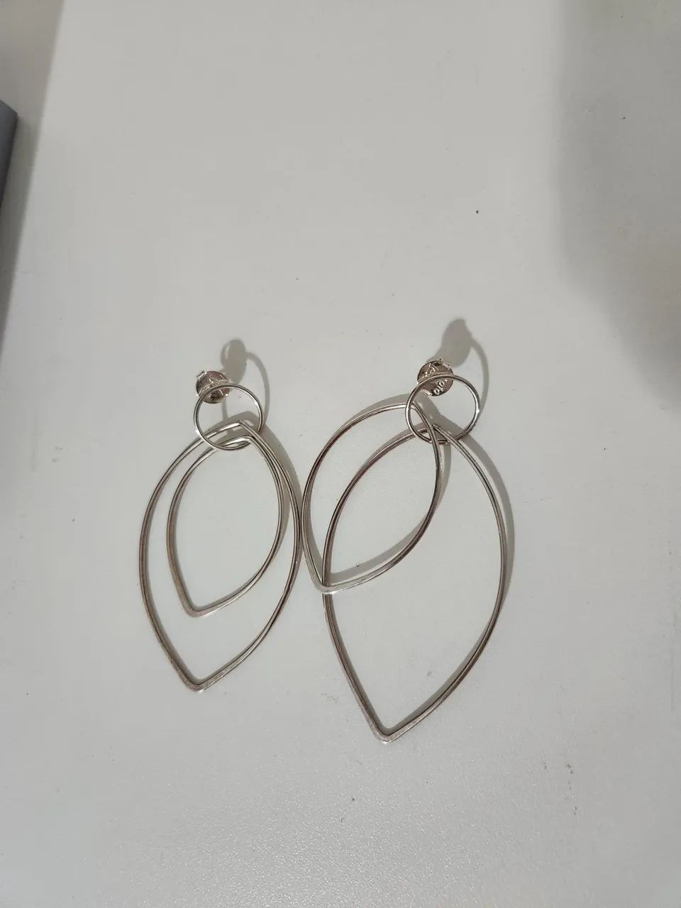 Brinco Prata 925 Prata Fina - Moderno, Leve e Elegante - Foto 3