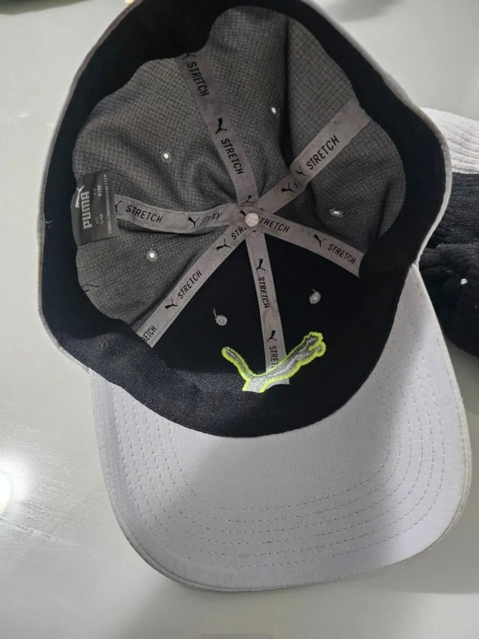 Boné Puma Original Cinza Neon | Excelente Estado - Foto 4