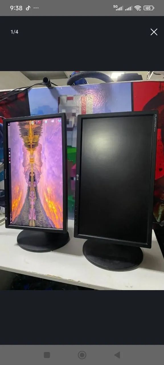 Monitor Positivo e LG (tela giratória) com garantia  - Foto 4
