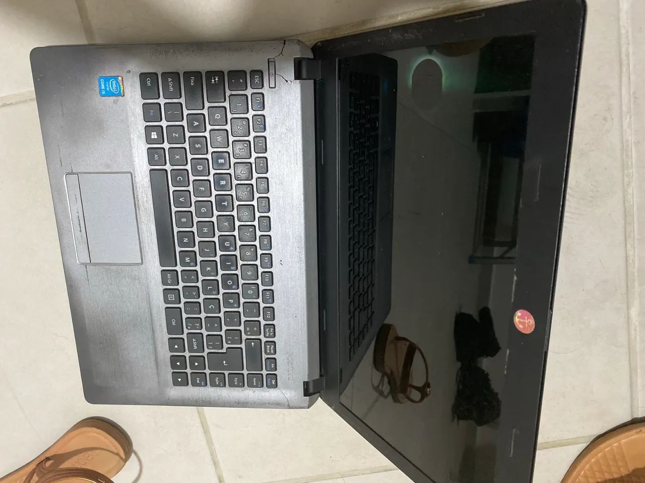 Notebook quebrado