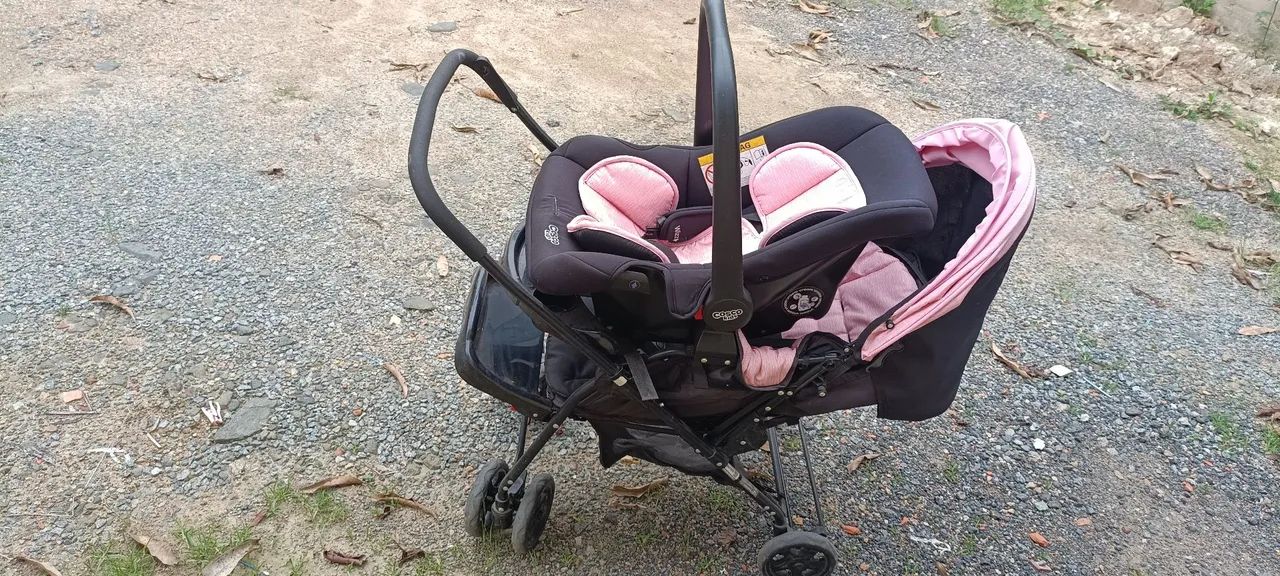Carrinho com bebê conforto - Foto 2