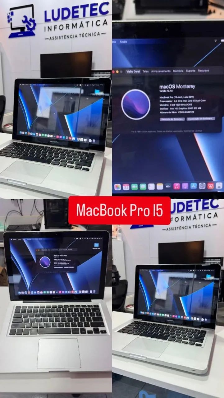 MacBook Pro I5 - Ludetec informática 