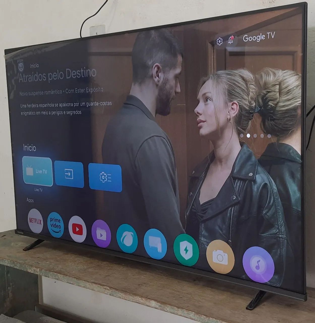 TV SMART THOSHIBA 50 POLEGADAS COM BLUETOOTH, TELA INFINITA  - Foto 3