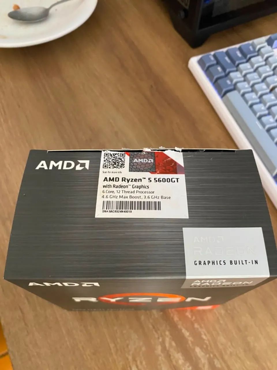 Kit ryzen 5600gt + placa mãe msi a520pro - Foto 5