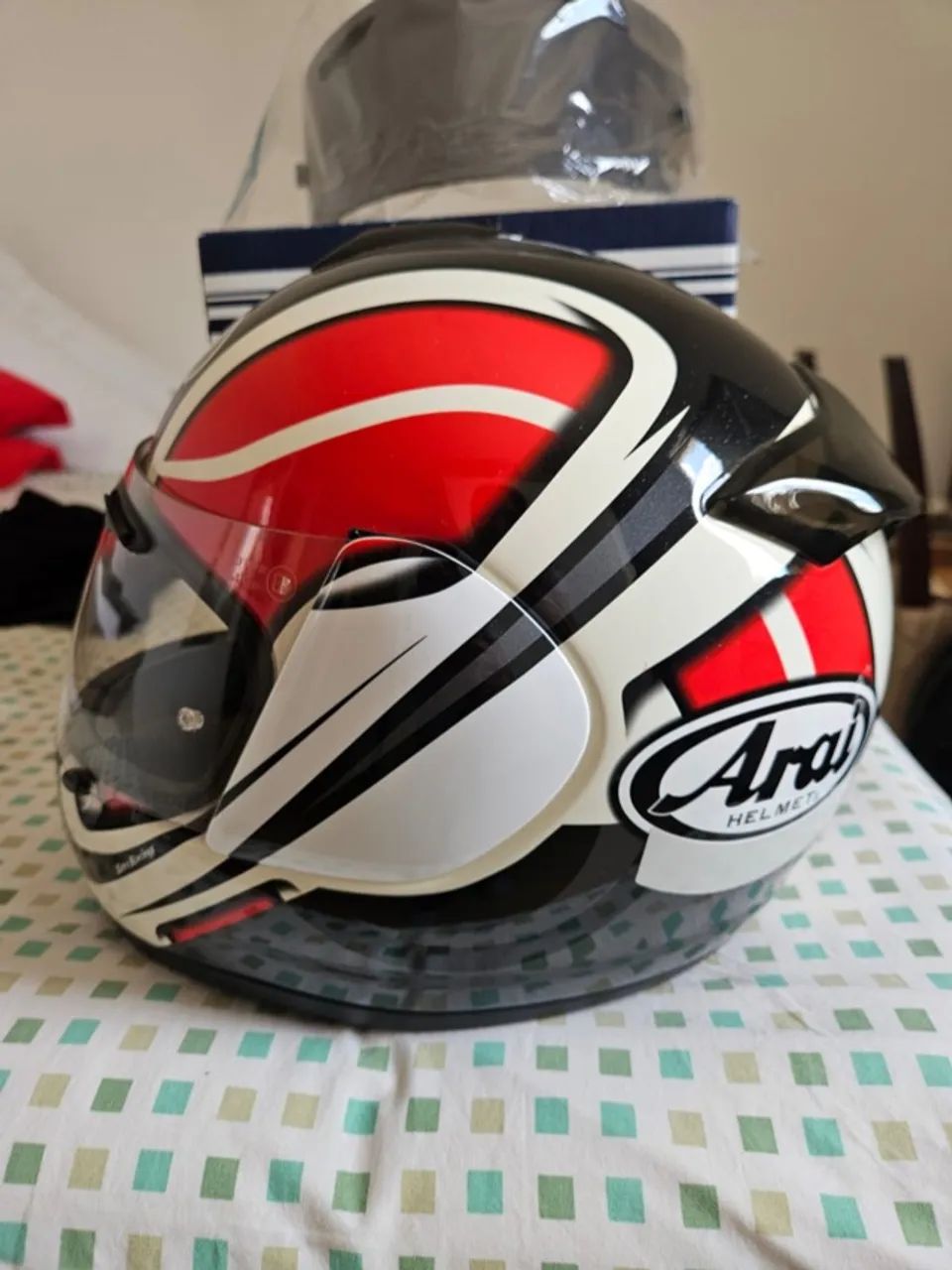 Capacete Arai Axces II - Estado de Novo! - Foto 2