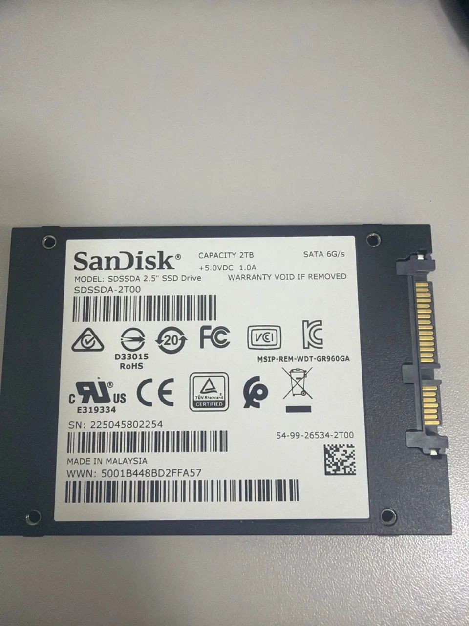 SSD 2 Tb Sandisk ou Kingston - Foto 4