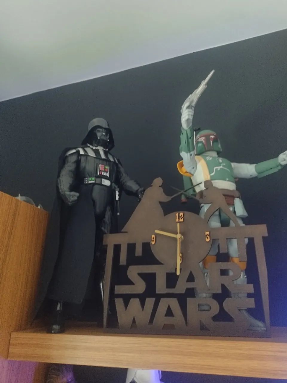 coleção star wars e outros, móvel e prateleira tudo da foto exceto PC e cadeira, parcelol - Foto 3