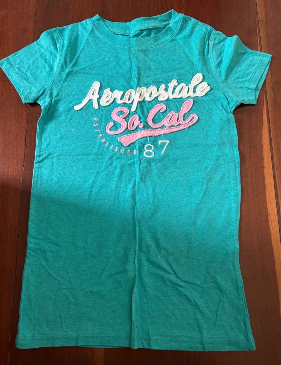 blusa aeropostale classic crew verde