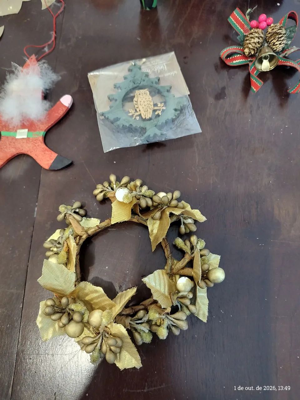 Natal kit com 14 peças natalinas diversas  - Foto 4