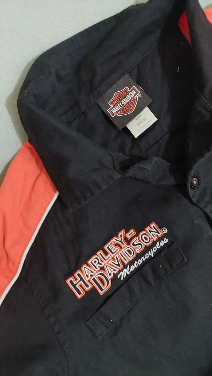 Camisa harley davidson  tamanho  p - Foto 5