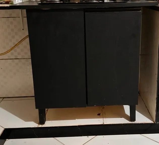 Balcão de cozinha com balcão de cooktop + mesa simples 3 lugares  - Foto 2