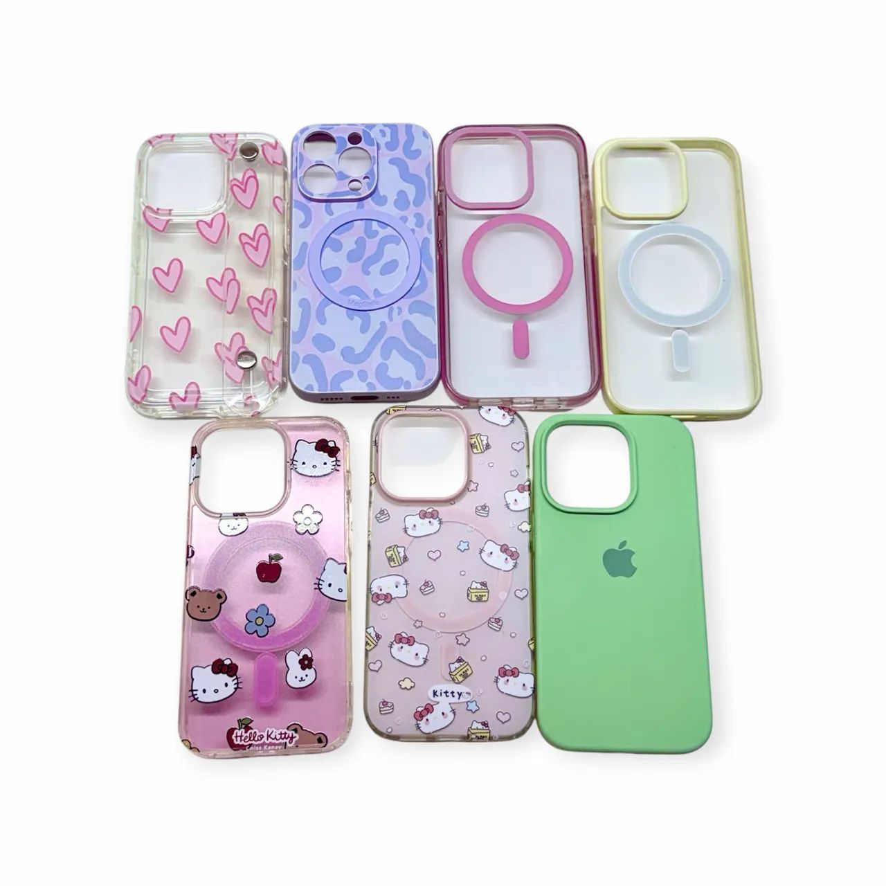 Conjunto com 7 capas para iPhone 14 Pro