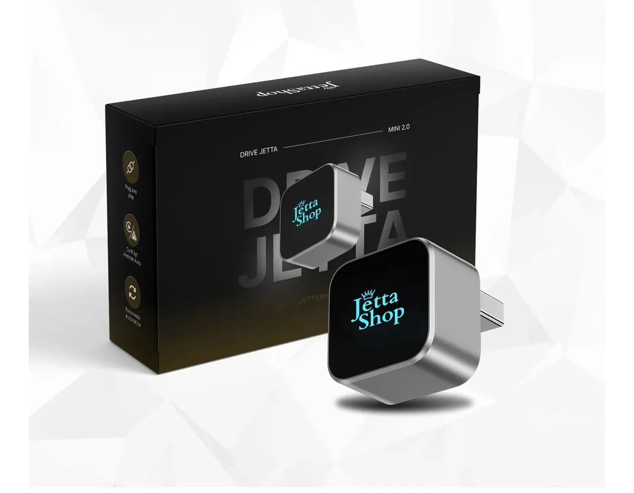 Drive Jetta Mini (CarPlay e Android sem Fio)
