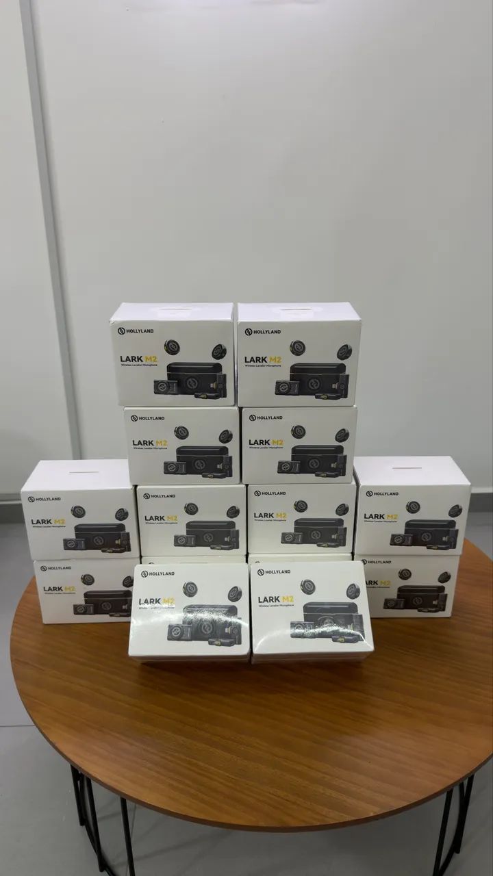 Microfone Hollyland M2 Duo Combo Novo Lacrado - Foto 4