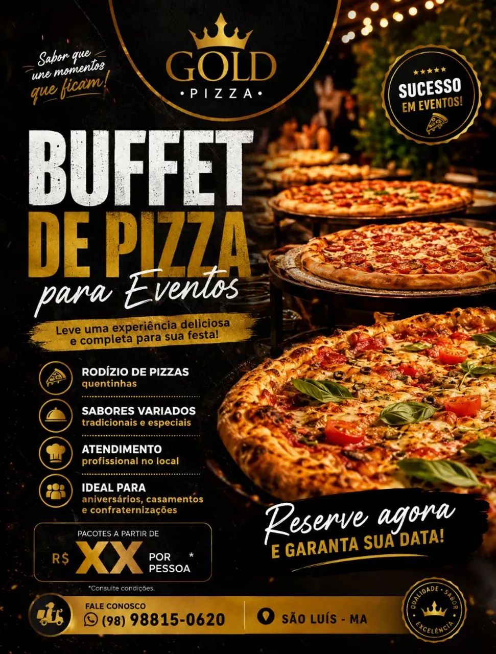 Buffet de pizza 