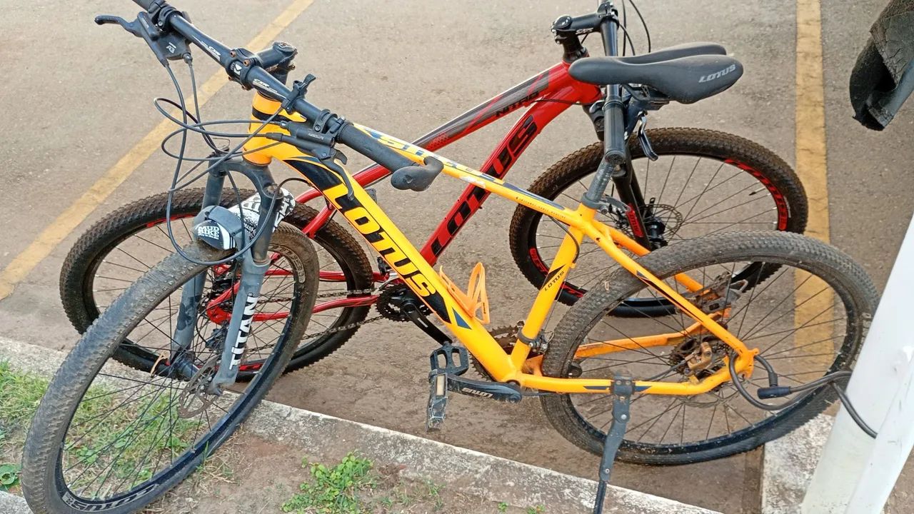 Bicicleta aro 29, linha Fox da Lotus.