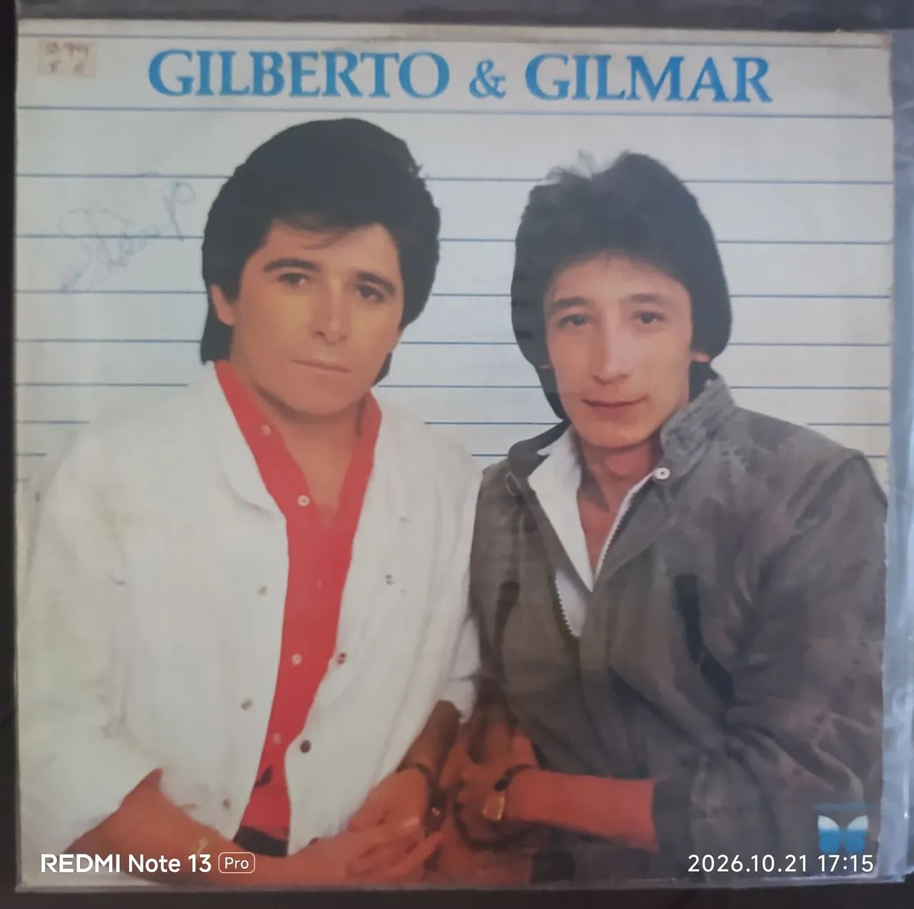 LP vinil Gilberto e Gilmar 