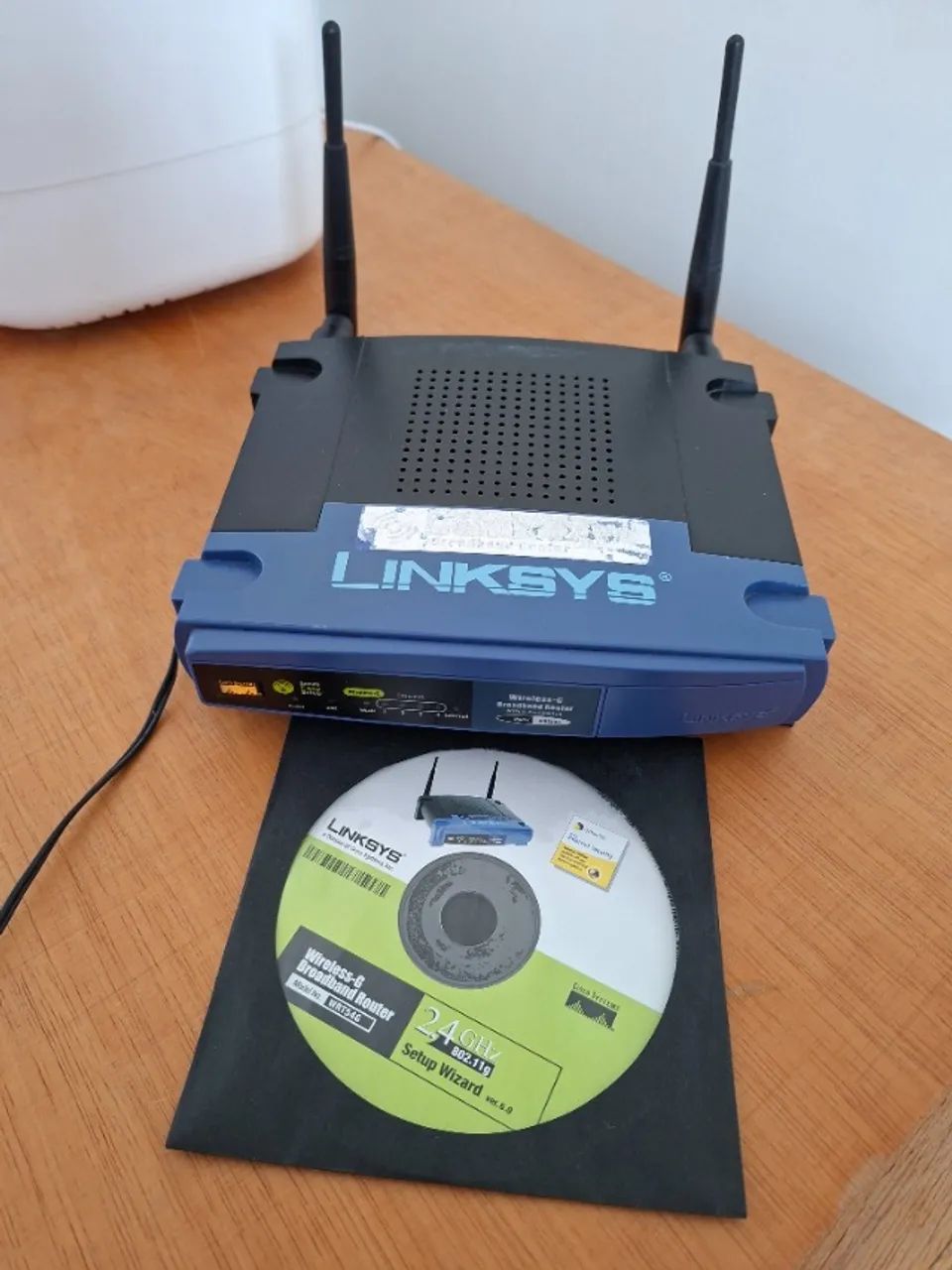 roteador linksys wrt54g wireless-g
