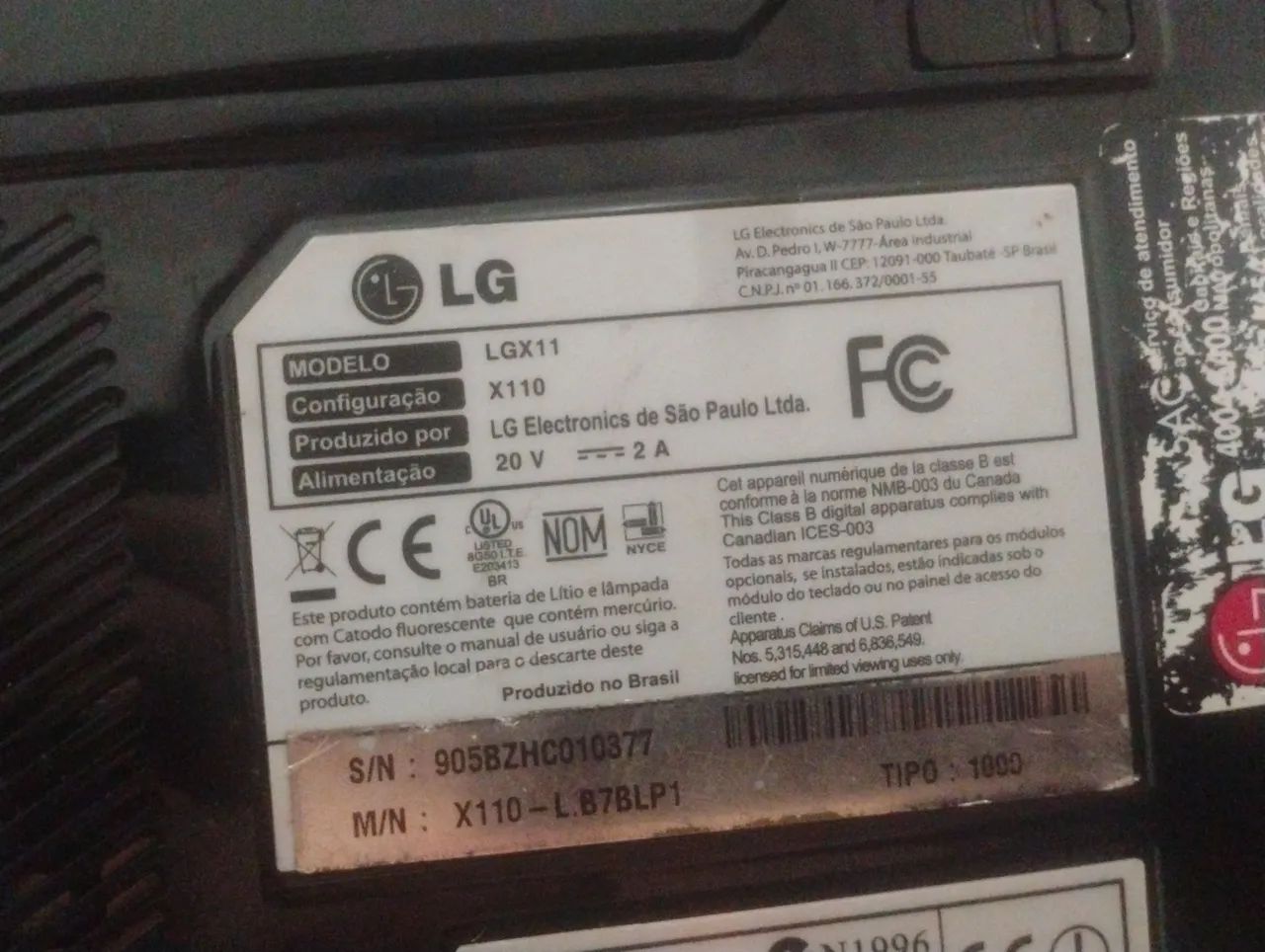 Notebook LG x110 - Foto 5