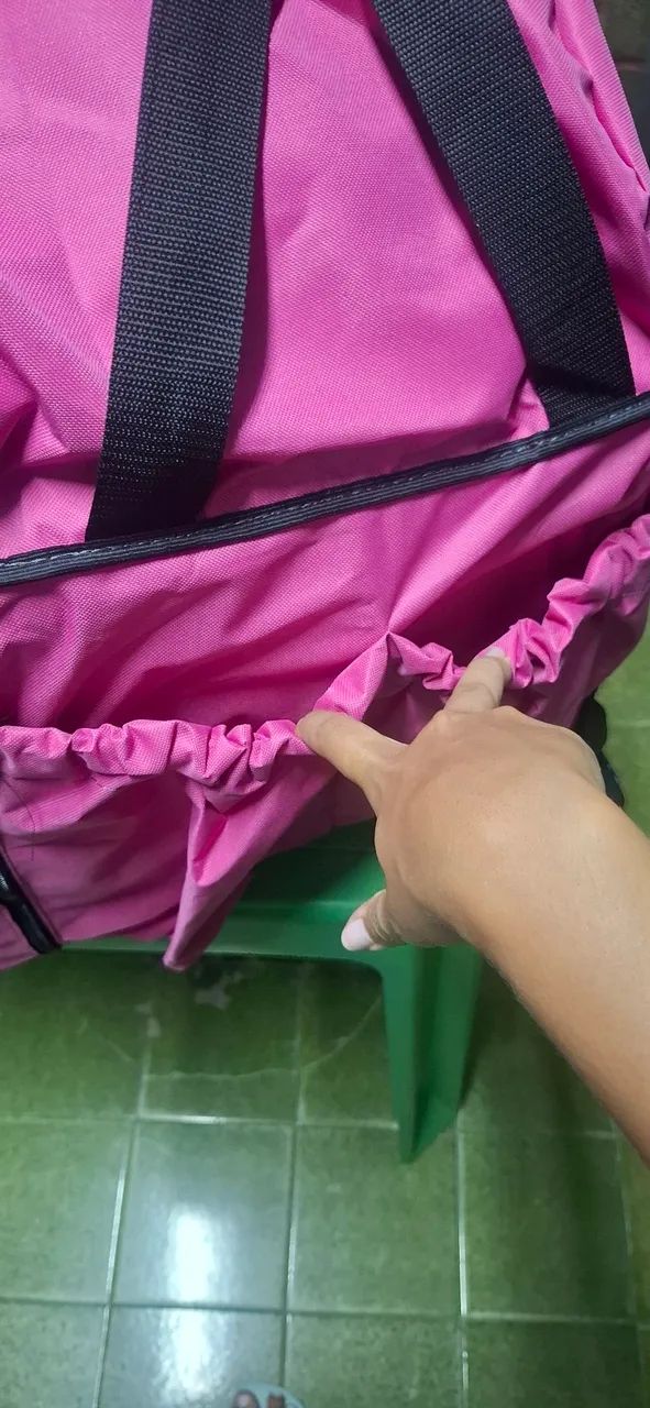 Bag termica NOVA para entregas (pink) - Foto 5