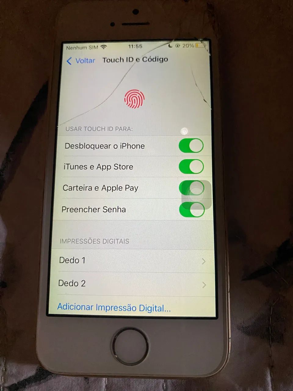 iPhone SE Dourado Usado - Foto 5