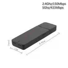 Adaptador wifi usb Dual Band 2.4Ghz e 5Ghz - Foto 4