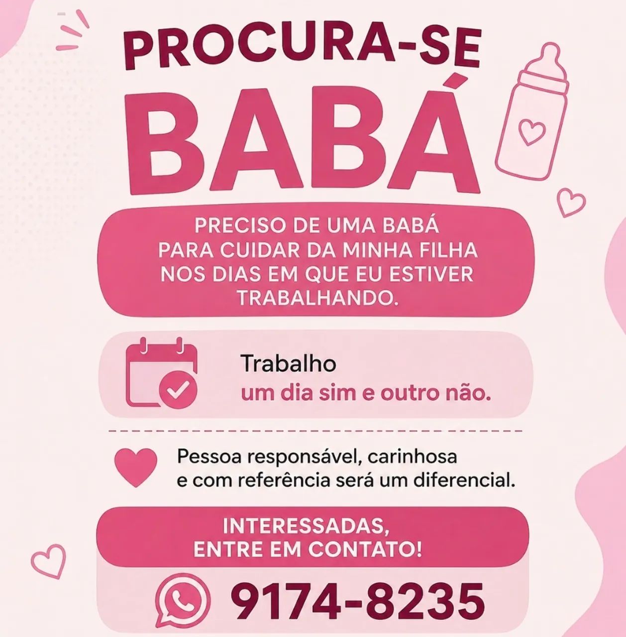 PROCURA-SE BABÁ 