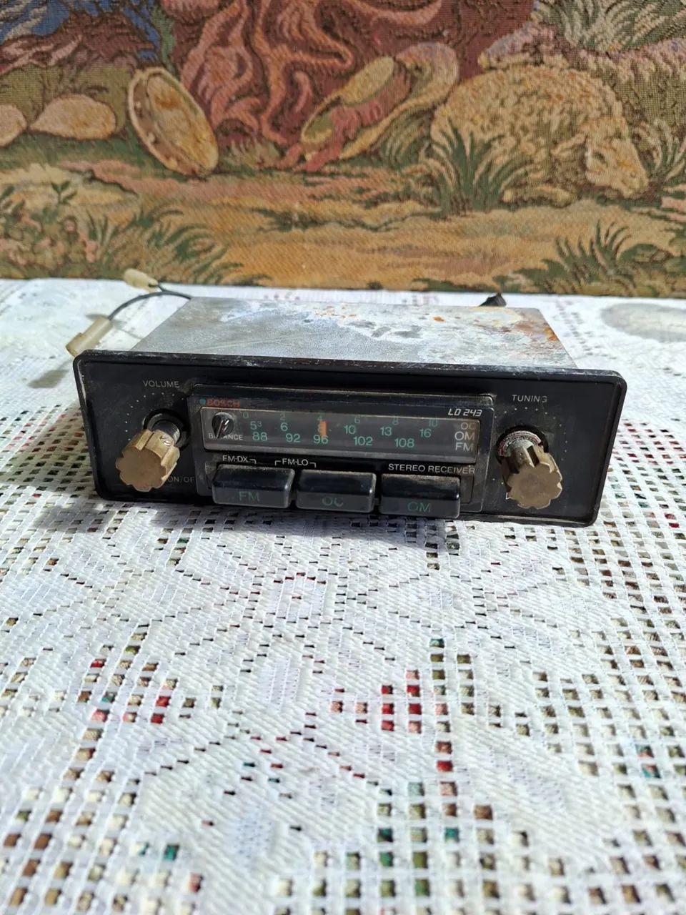 Rádio automotivo antigo sem teste 