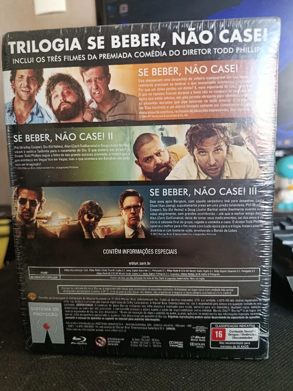 Box Trilogia Se Beber, não Case - Lacrados - Foto 4