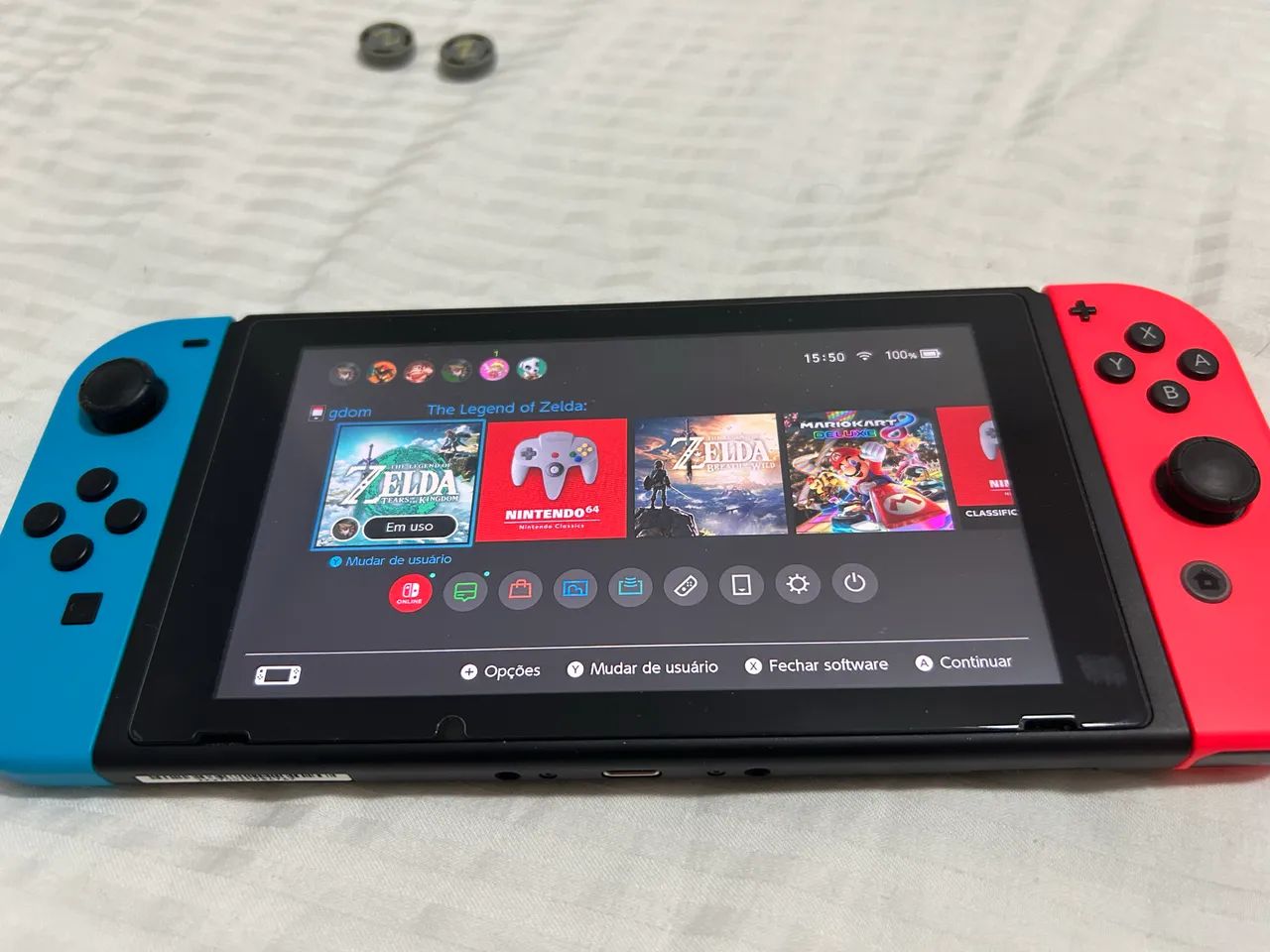 Nintendo Switch V2 - Excelente estado de conservação - Foto 2