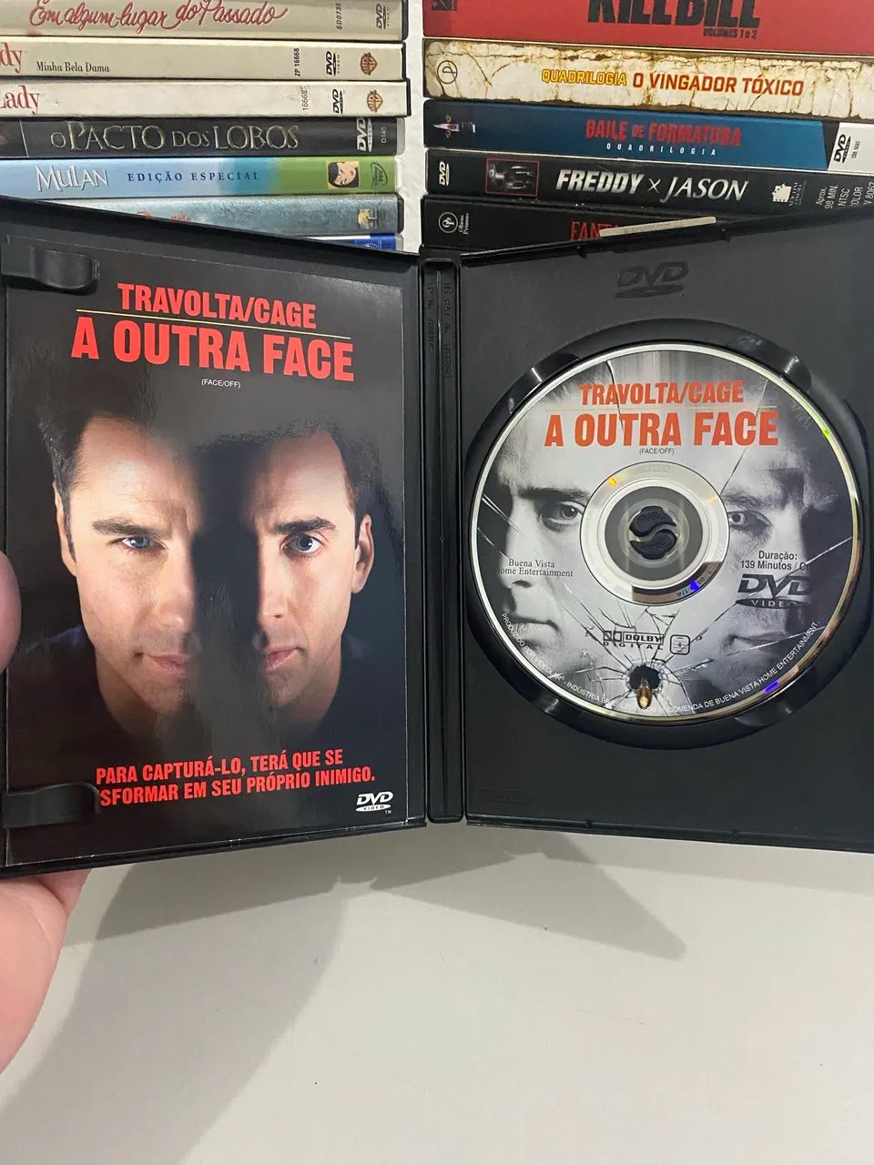 DVD A Outra Face - Original John Travolta e Nicolas Cage - CDs