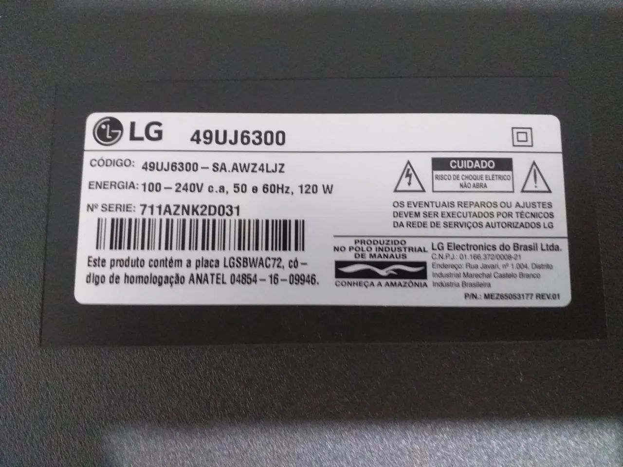 Tv LG 49 Smart 4k