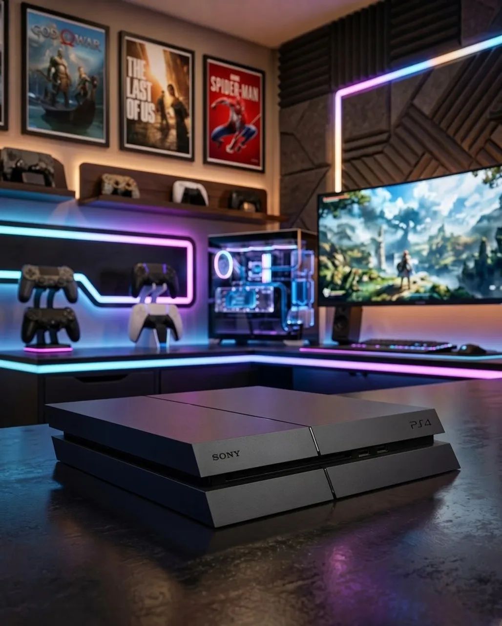 PS4 COM JOGOS  - Foto 2