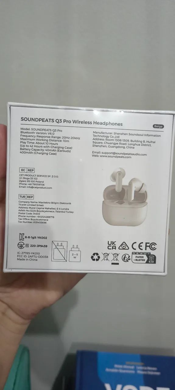 Fone bluetooth soundpets q3 pro 6.0 - Foto 2