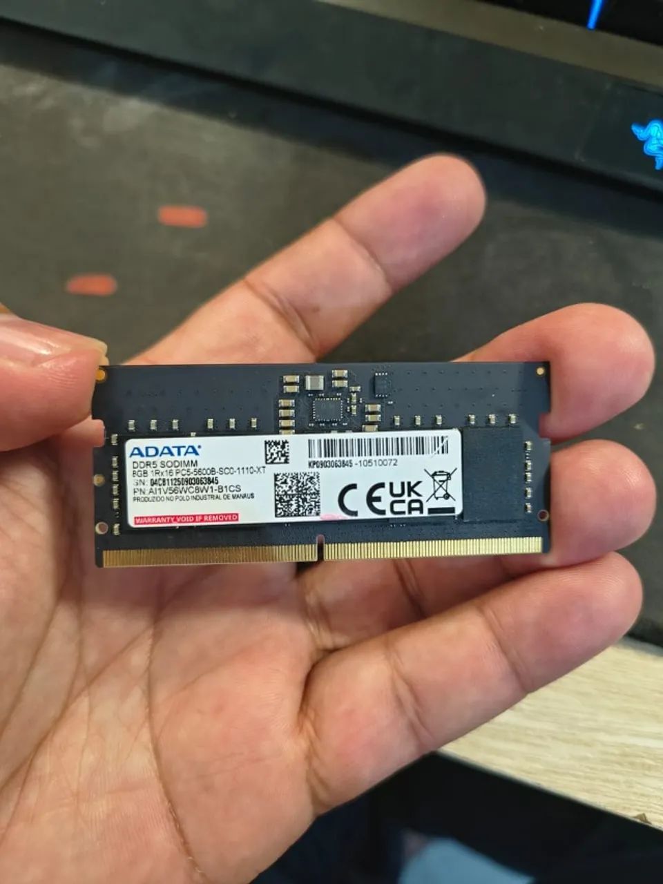 Memoria Notebooks 16gb (2X8) DDR5  5600Mhz  ADATA