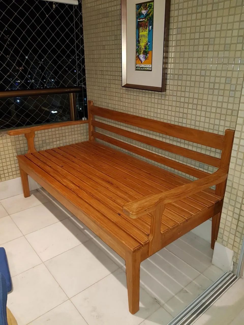 Banco grande de madeira - Foto 2