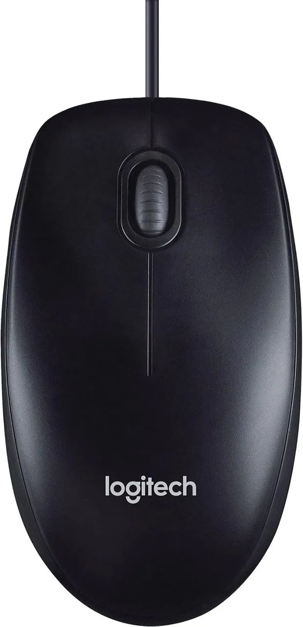 Mouse Logitech M90 Óptico Preto Usb Com Fio Original - Foto 3