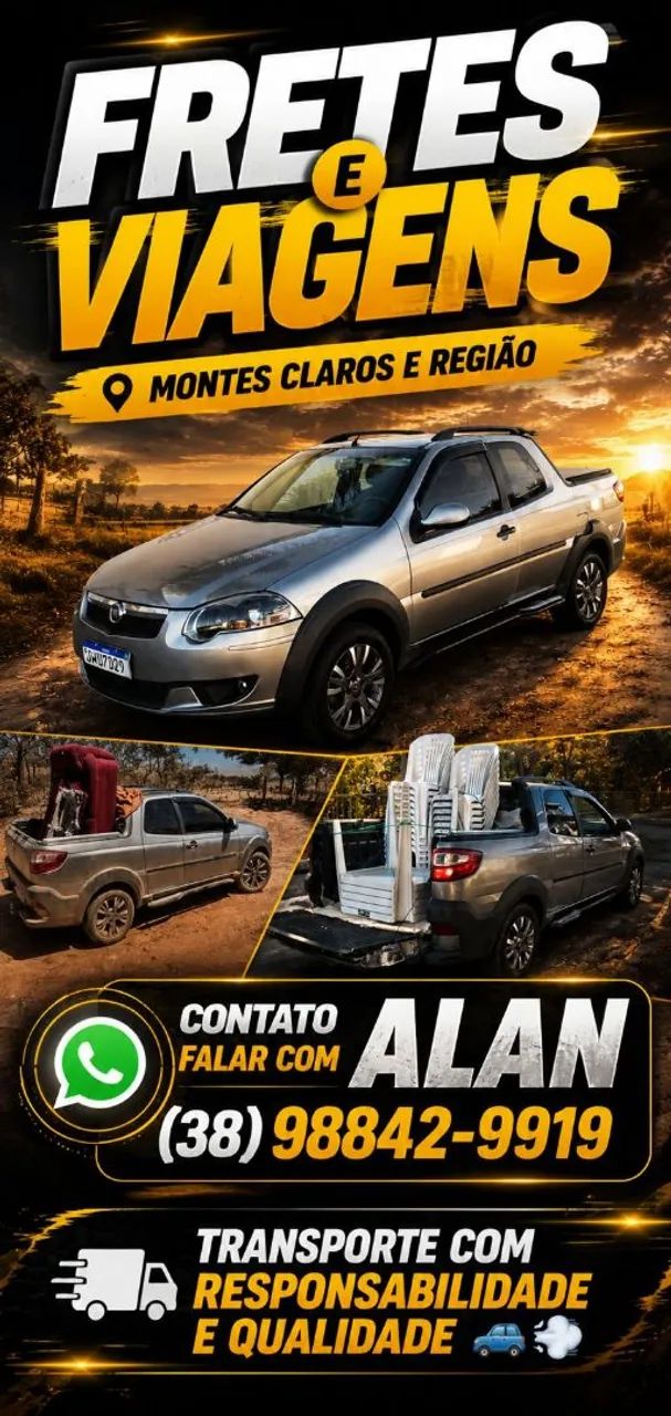 Fretes e viagens para toda região 