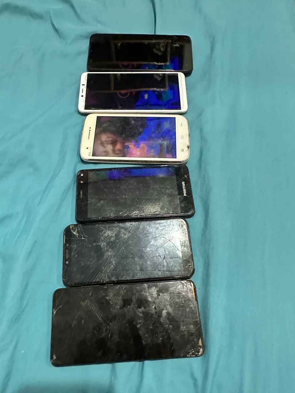 Lote de celulares carcaças 