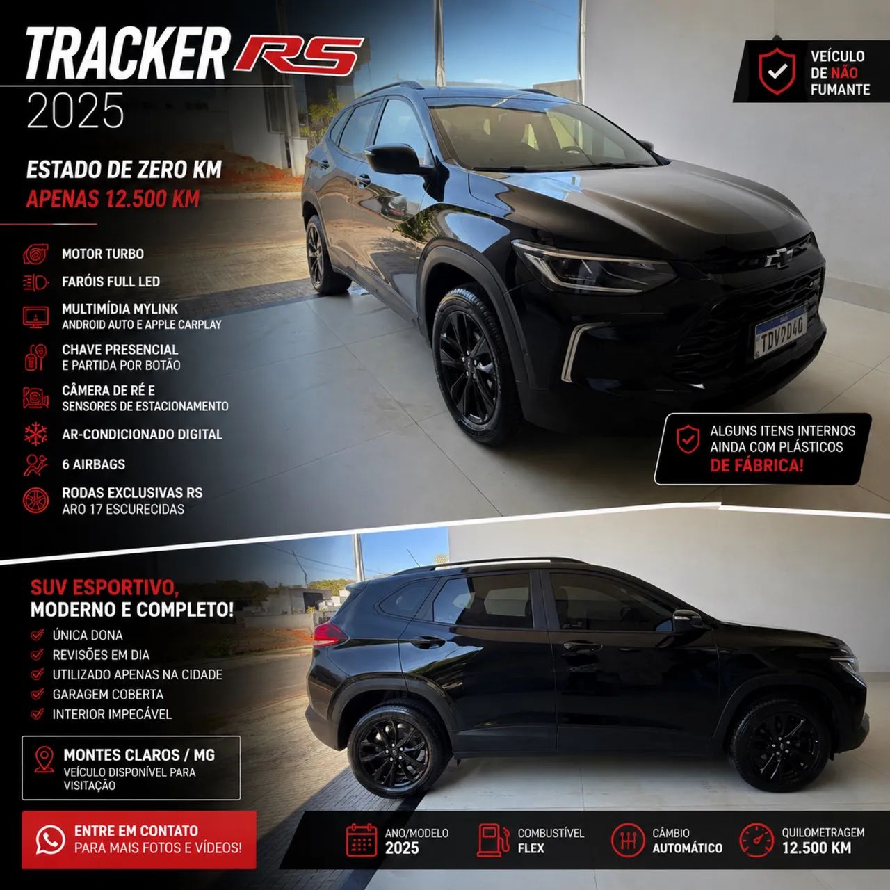 Chevrolet Tracker RS 1.2 Turbo 12V Flex Aut. 2025