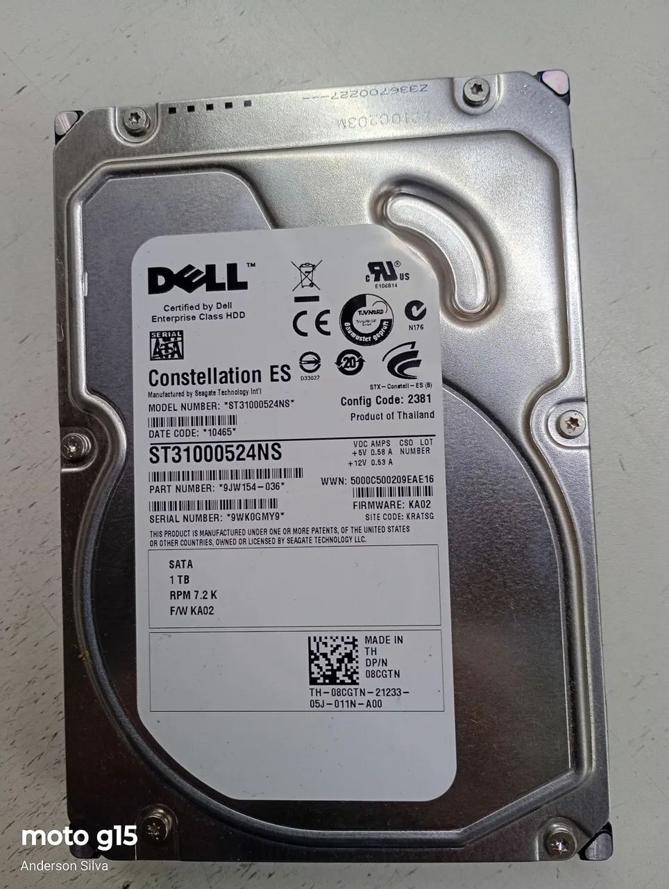 HD Dell 1 TB 