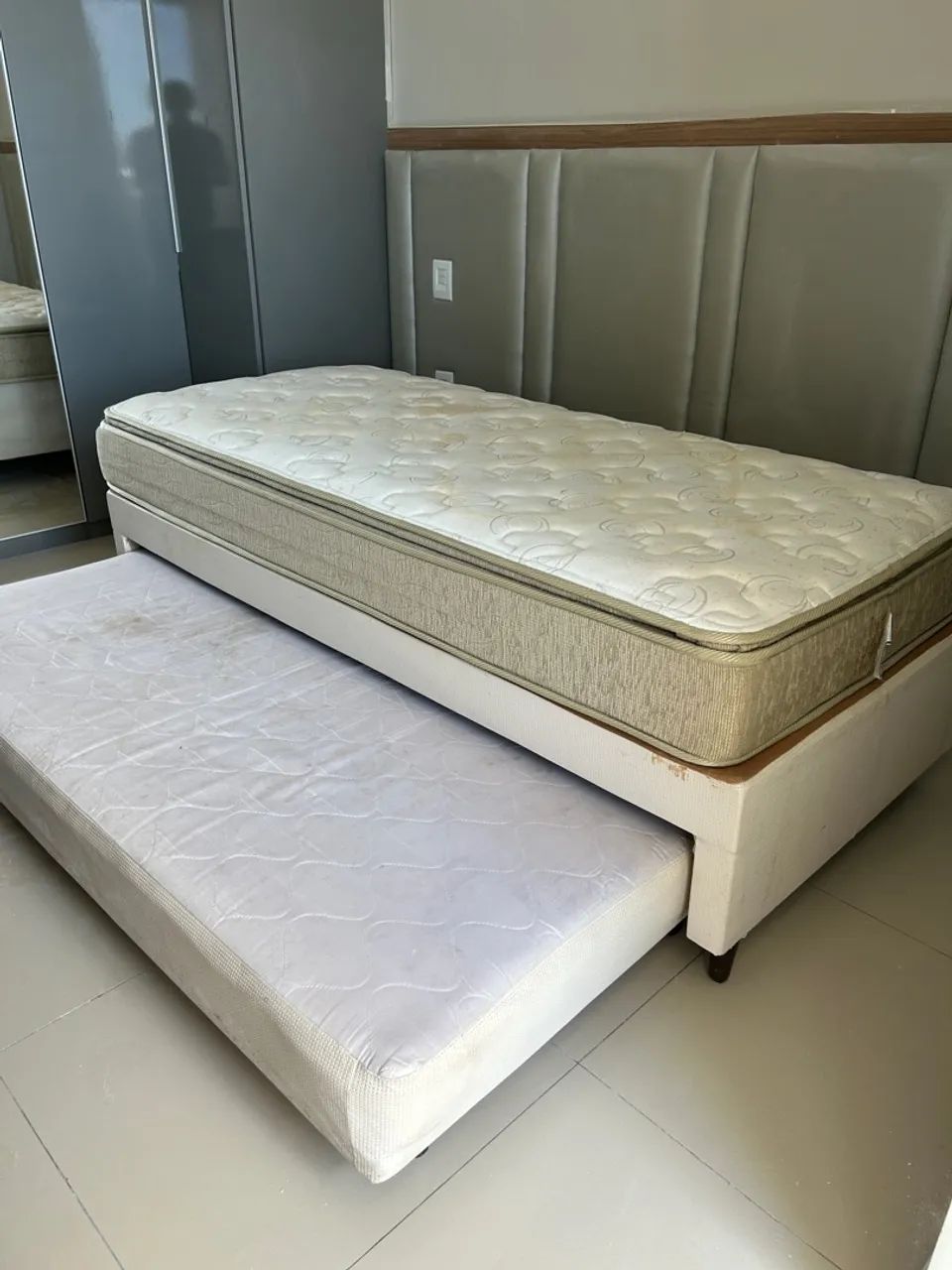 Cama de solteirão com cama auxiliar - Foto 2