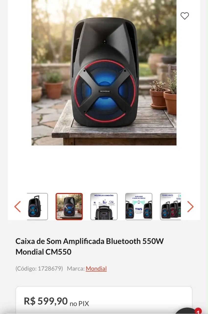 Caixa de som 
