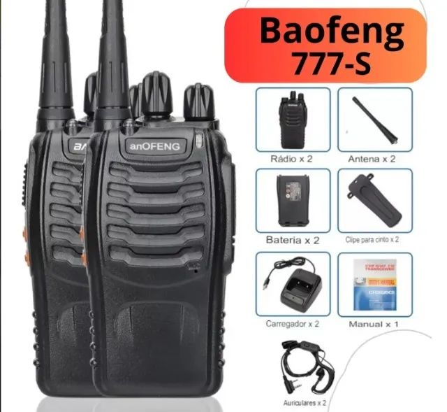 Radio Comunicador Baofeng BF-777S 16 Canais 5W 6km - Foto 2