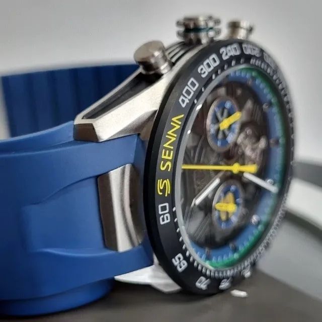 Relógio TAG HEUER CARRERA MODELO SENNA EDIÇÃO LIMITADA - Foto 5