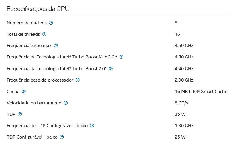 PROCESSADOR i7 10700T - Foto 2