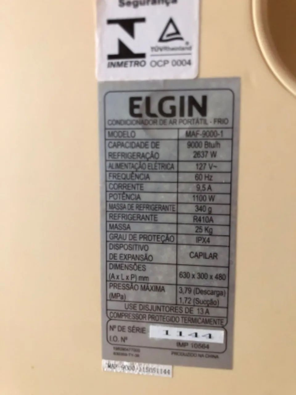 Elgin Mobile 9.000 BTUs (127V) - Foto 3
