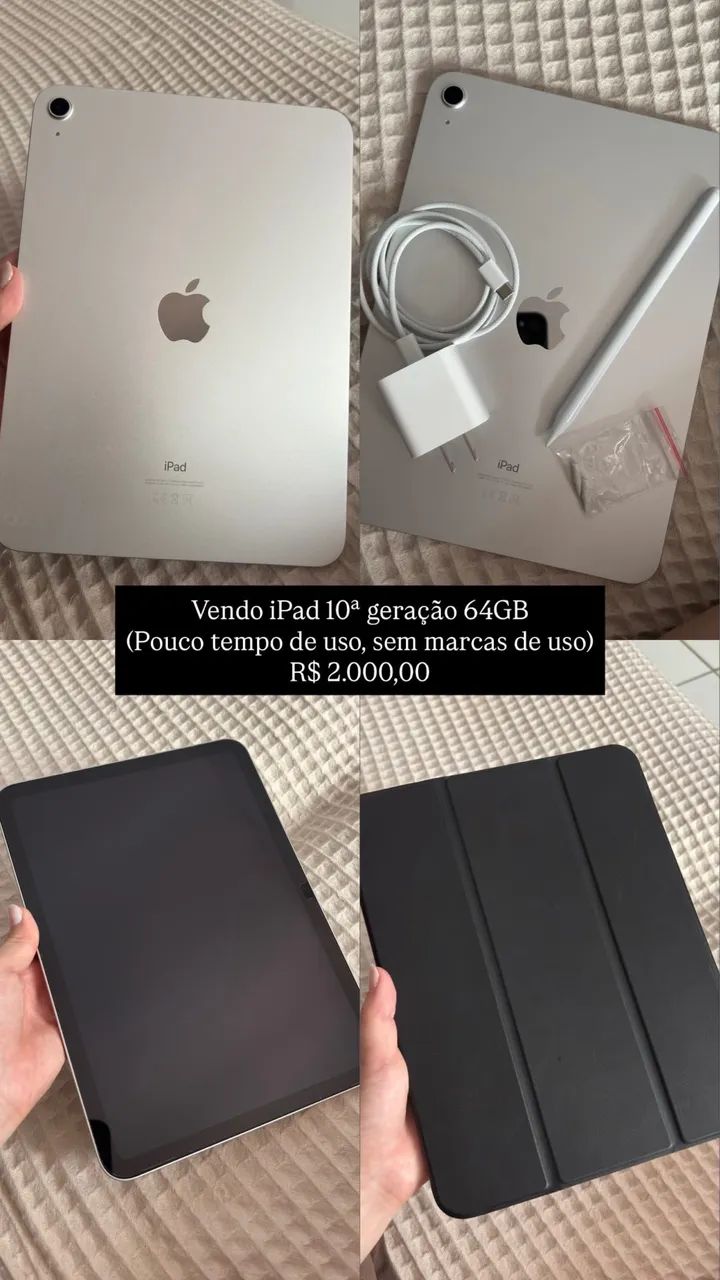 Vendo iPad 10ª geração 64GB