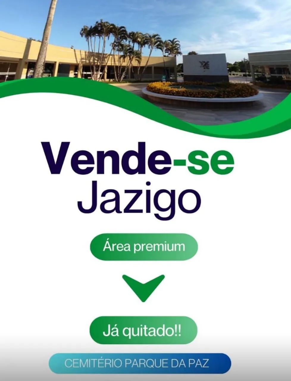 Terreno no Cemitério Parque da Paz 