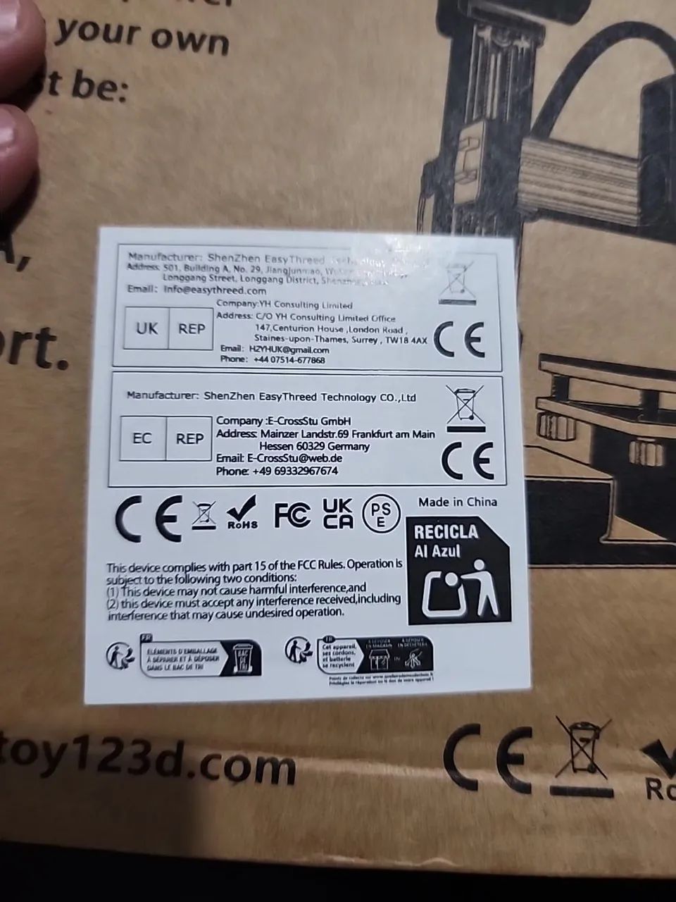 Mini impressora Easy thread k10 - Foto 2